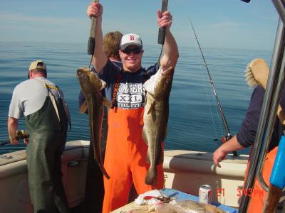 Jason with 2 nice fish.